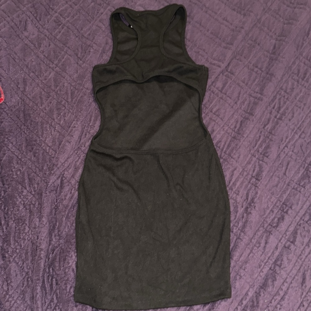 Signature8 Racer Open Back Ribbed Bodycon Dress - Picture 4 of 4